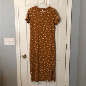 Mustard yellow dress